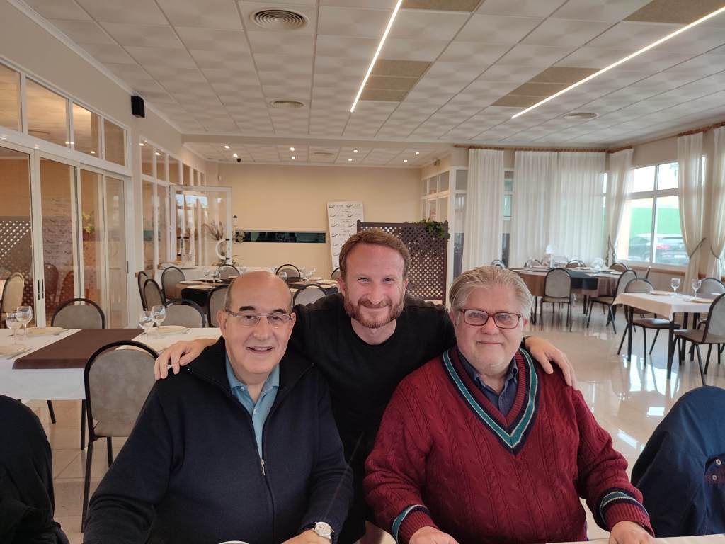 Francesc Maria Borrul (Coordinador Travel Century Club), Rubén Arnal y Frans Lettenstrom
