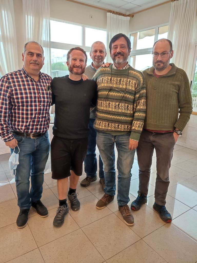 Carlos Martínez, Rubén Arnal, Emili Xaus, Joaquim Sardà, Xavi Tarafa